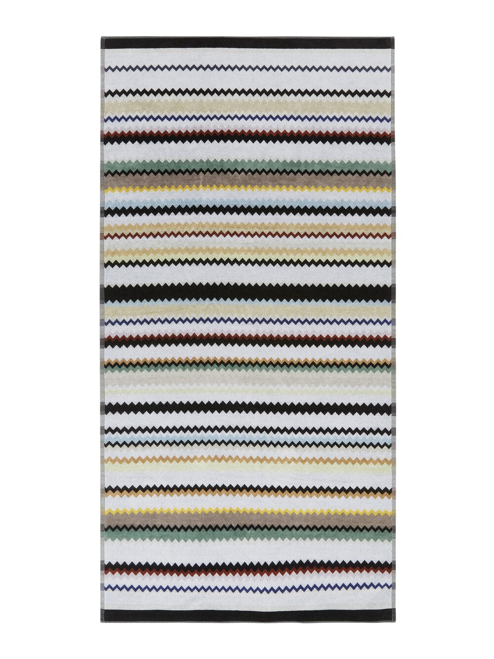 Curt håndklæde - 160 Black Multicolor